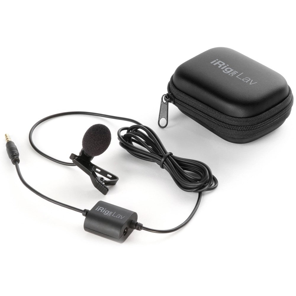 IK MULTIMEDIA IRIG MIC LAV 2 PACK Par de micrófonos de solapa para sistemas Android, iOS y MAC