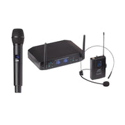 RADIOMICROFONO UHF SOUNDSATION WF-U216HP 16+16 CH 1 TX MANO 1  BODYPACK &amp; ARCHETTO 521-549MHz