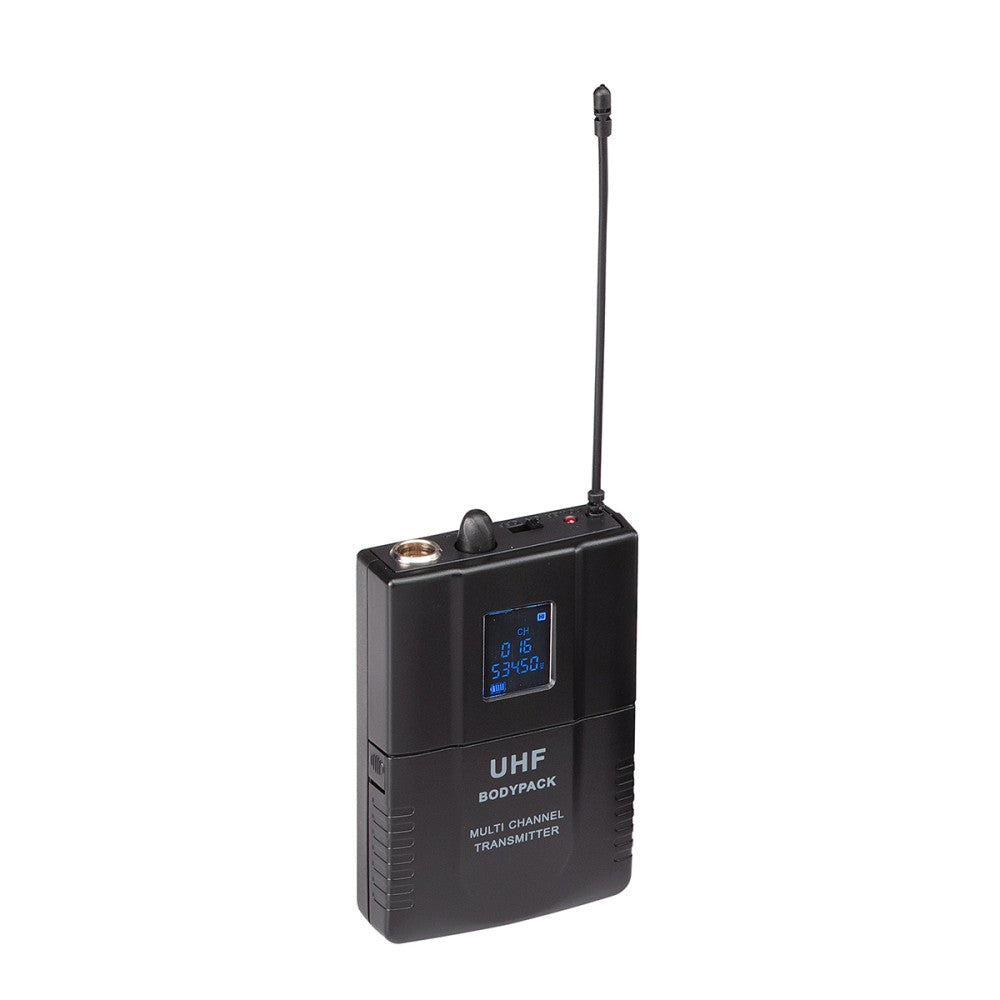 SOUNDSATION WF-U216PP UHF WIRELESS MICROPHONE 16+16 CH 1 BODYPACK & HEADSET 521-549MHz