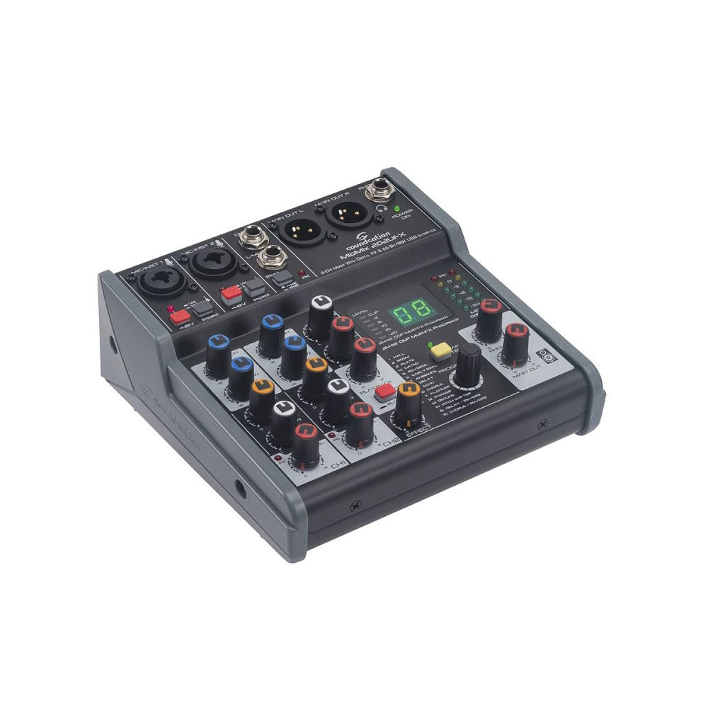 SOUNDSATION MIOMIX 202UFX Mixer con interfaccia audio