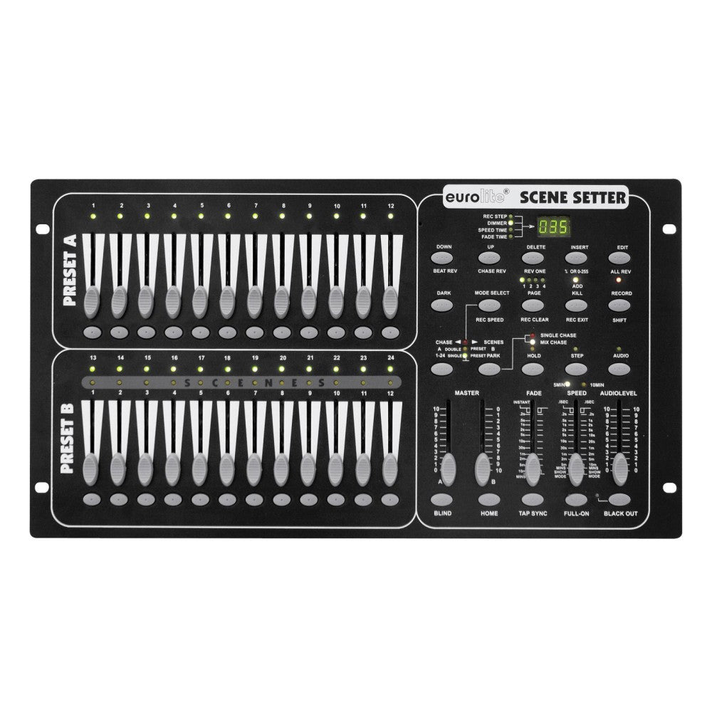 EUROLITE DMX SCENE SETTER CONTROLLER Mixer luci a 24 canali