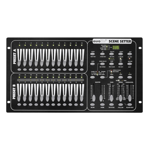 EUROLITE DMX SCENE SETTER CONTROLLER 24-channel lighting mixer