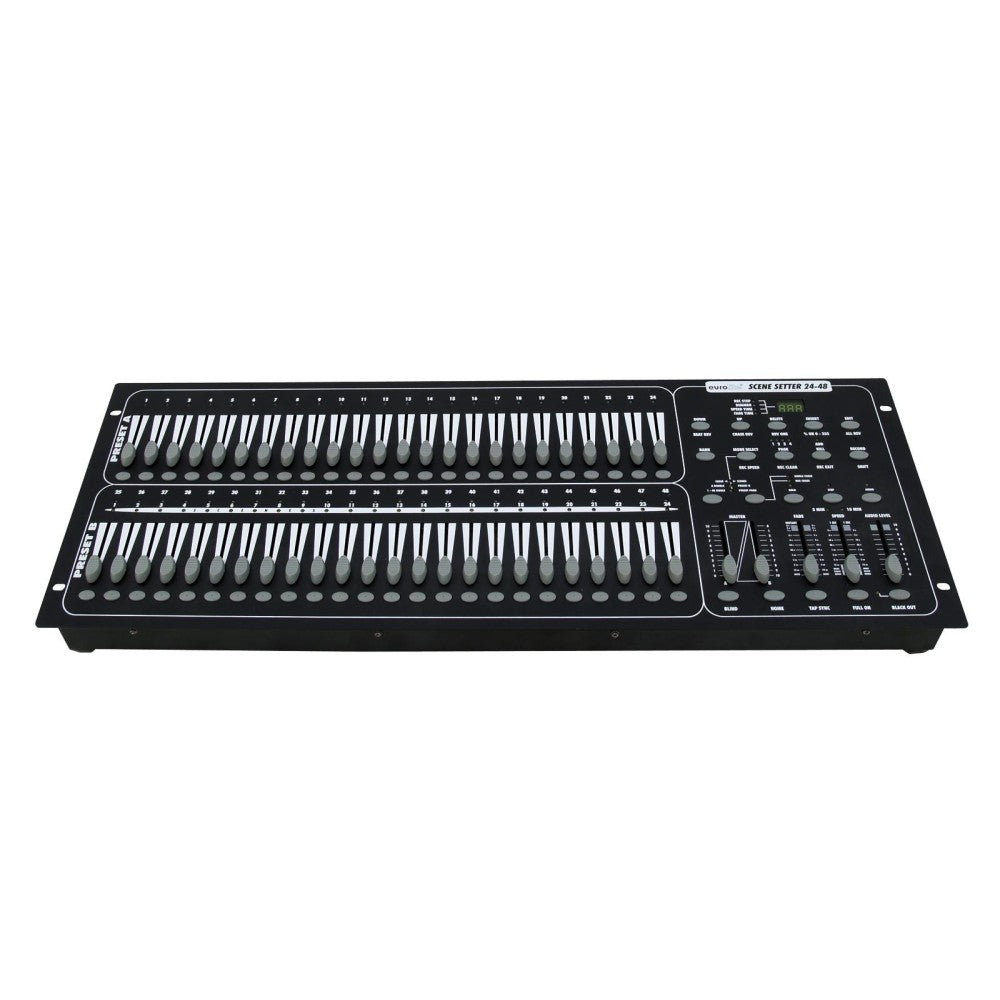 Mezclador de luces EUROLITE DMX SCENE SETTER 24/48 de 48 canales