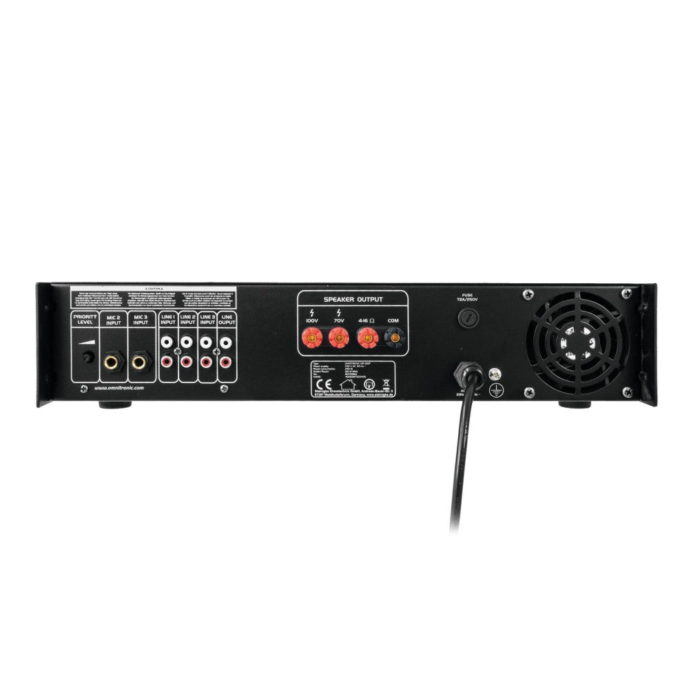 OMNITRONIC MP-120P Amplifier with Integrated Mixer 120W