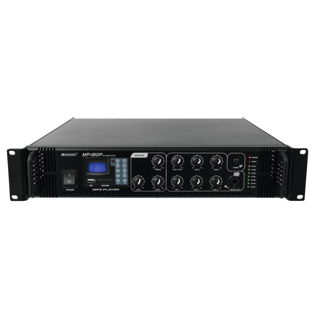 OMNITRONIC MP-180P Amplificatore con mixer integrato 180W