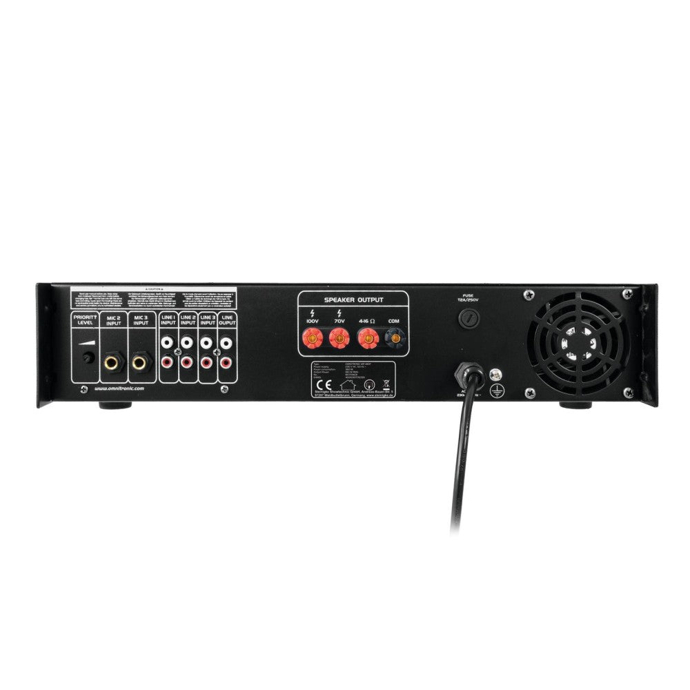 OMNITRONIC MP-180P Amplificador con mezclador integrado de 180W