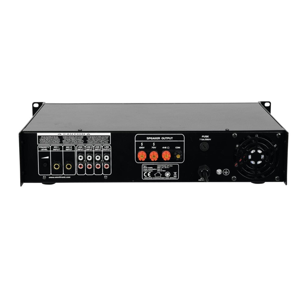 OMNITRONIC MP-250 Amplificatore PA mono 250 watt