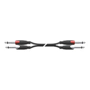 Quik Lok SX/275-2K - Cavo adattatore Serie STRIX, 2 Jack mono / 2 Jack mono
