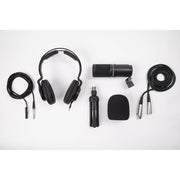 ZOOM ZDM-1PMP Kit Podcast con Microfono Cavo Cuffie Treppiede