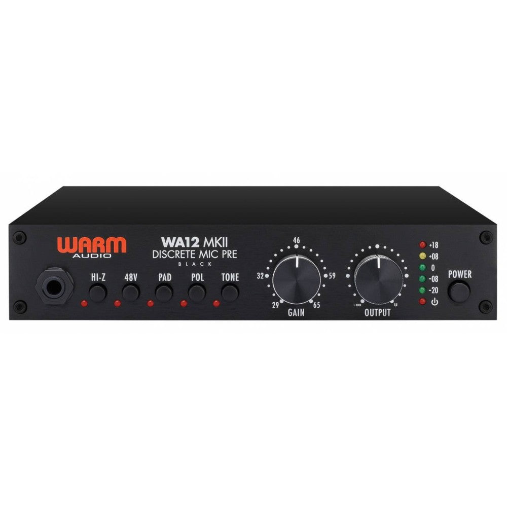 WARM AUDIO WA12 MKII BLACK Preamplificatore microfonico