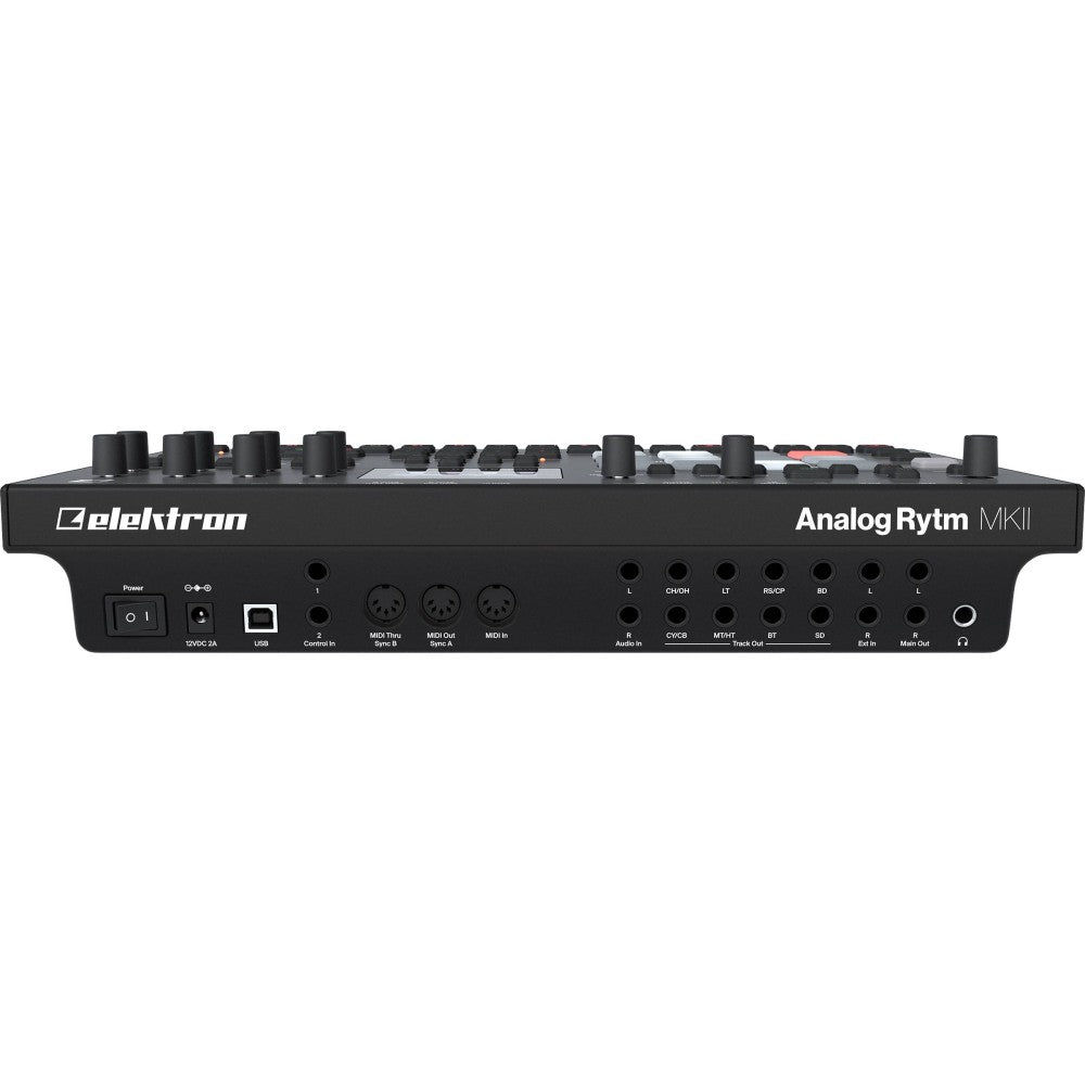 ELEKTRON ANALOG RYTM MKII BLACK Drum machine analogica/digitale a 8 voci