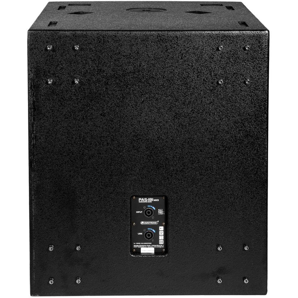 OMNITRONIC PAS-181 MK3 18" passive subwoofer