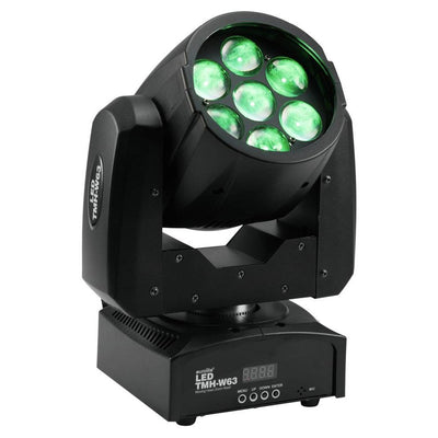 EUROLITE LED TMH-W63 Testa mobile washlight con 7 LED RGBW