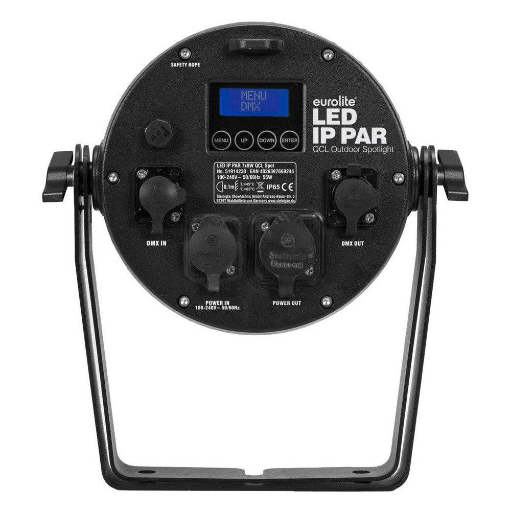 EUROLITE LED IP PAR 7x8W QCL Spotlight with 7 RGBW LEDs