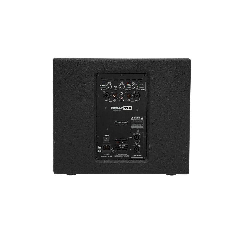OMNITRONIC MOLLY-12A Subwoofer attivo nero 12"