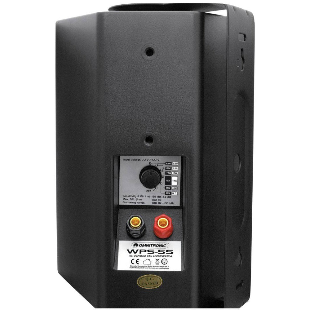 OMNITRONIC WPS-5S PA Altavoz de pared