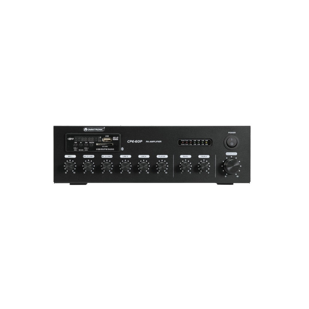 OMNITRONIC CPE-60P amplificatore mix PA da 60 W RMS