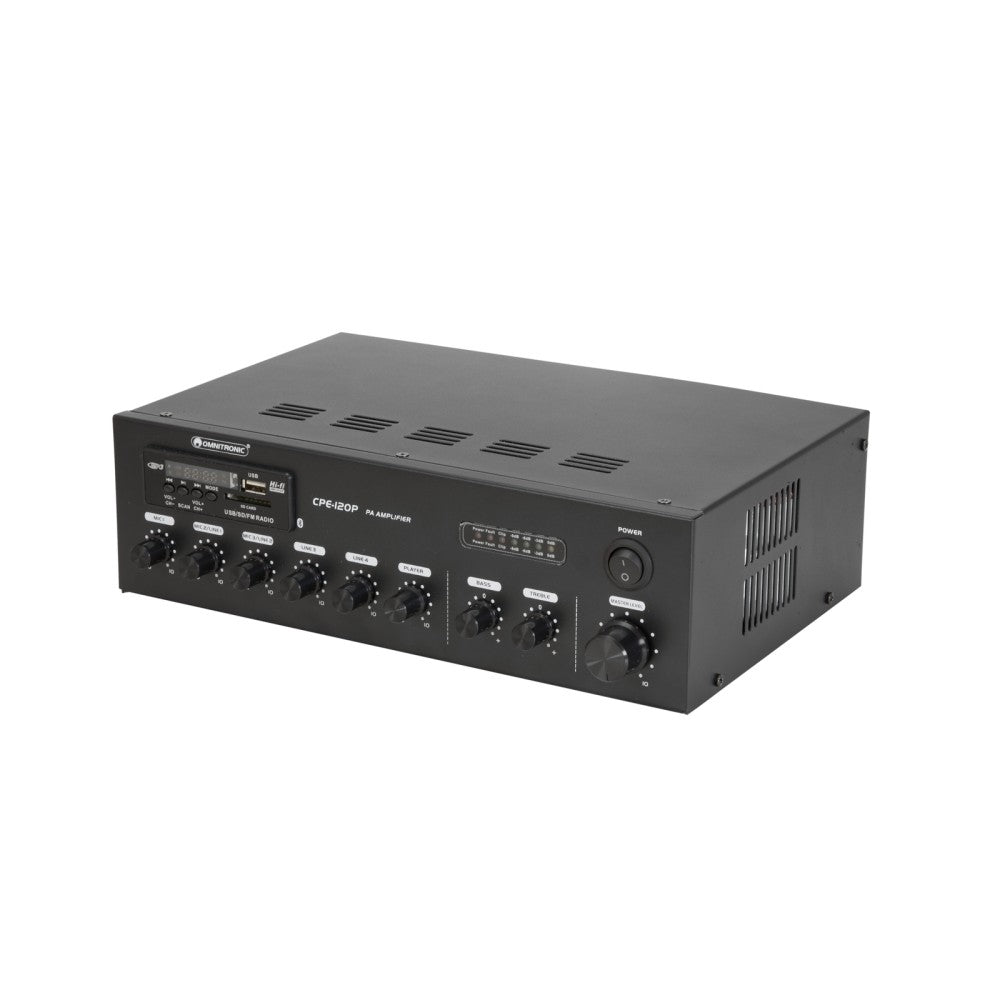 OMNITRONIC CPE-120P Amplificatore con mixer integrato 120W