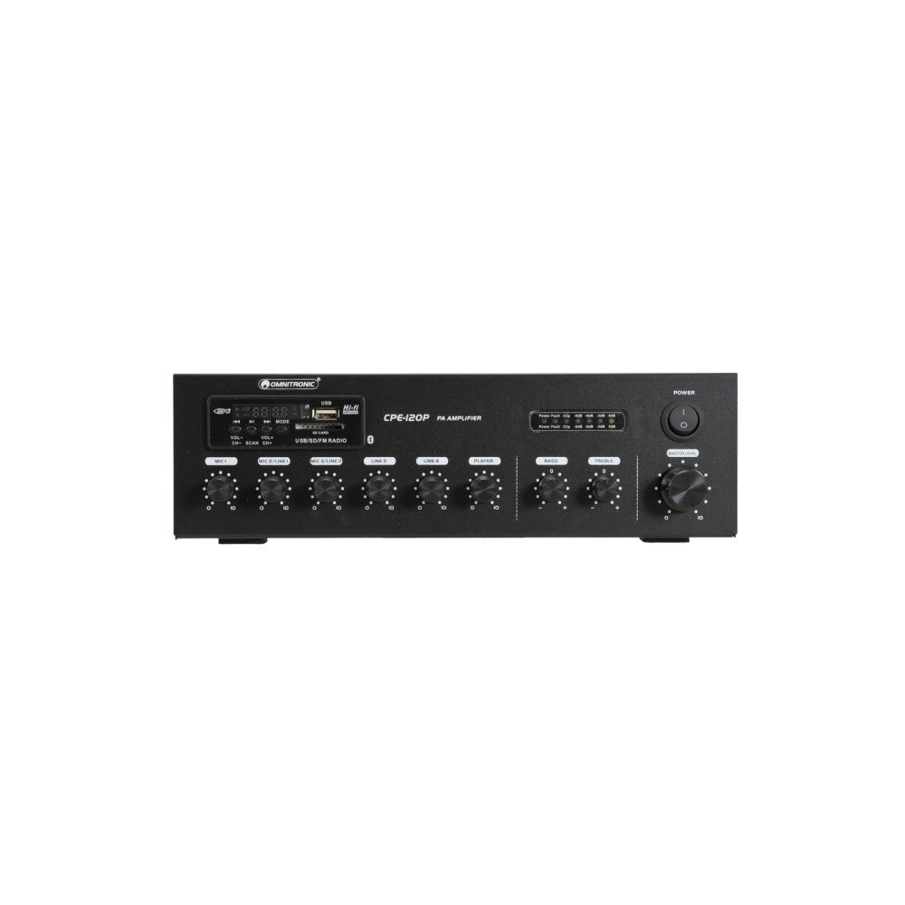 OMNITRONIC CPE-120P Amplificatore con mixer integrato 120W