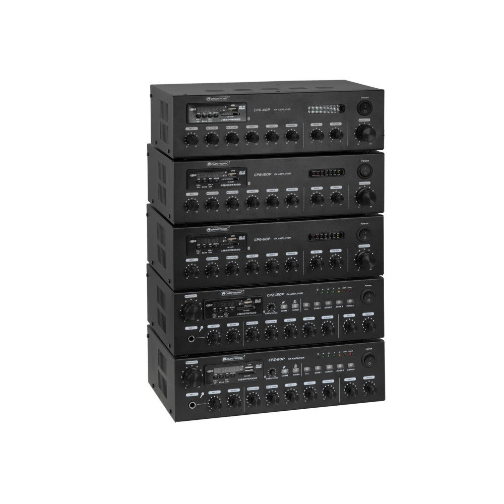 OMNITRONIC CPE-120P Amplificatore con mixer integrato 120W