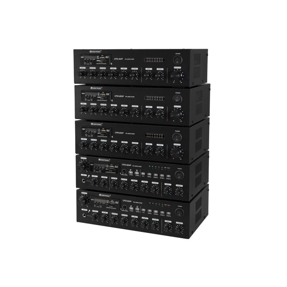 OMNITRONIC CPE-120P Amplificatore con mixer integrato 120W