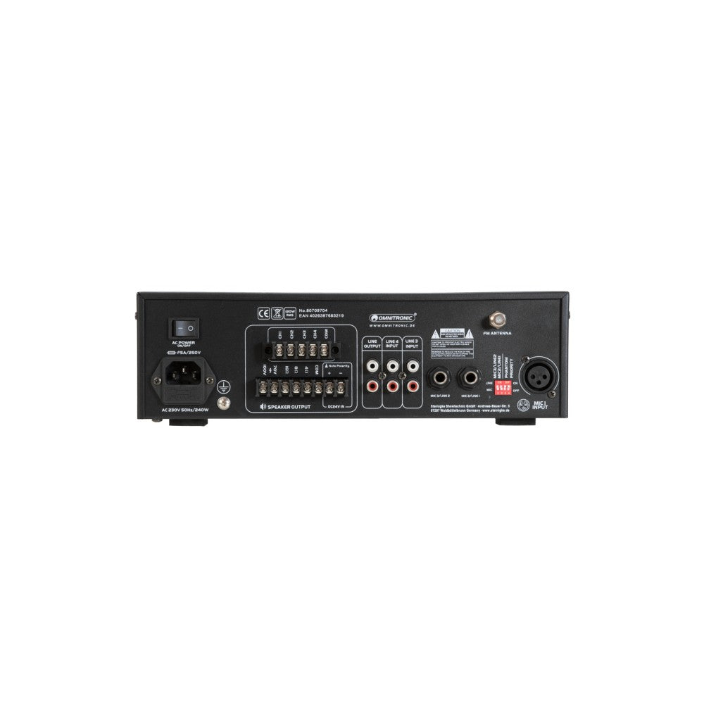 OMNITRONIC CPZ-120P PA Mixing Amplifier