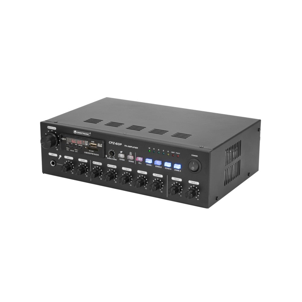 OMNITRONIC CPZ-60P 60 W 4-zone mono amplifier