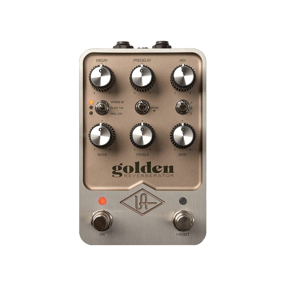 UNIVERSAL AUDIO UAFX GOLDEN REVERBERATOR Pedale riverbero stereo