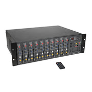 OMNITRONIC RM-1422FXA USB Mixer amplificato a rack 2x400W