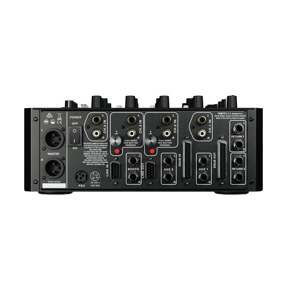 ALLEN & HEATH PLAYDIFFERENTLY MODEL 1.4 Mezclador analógico de 4 canales