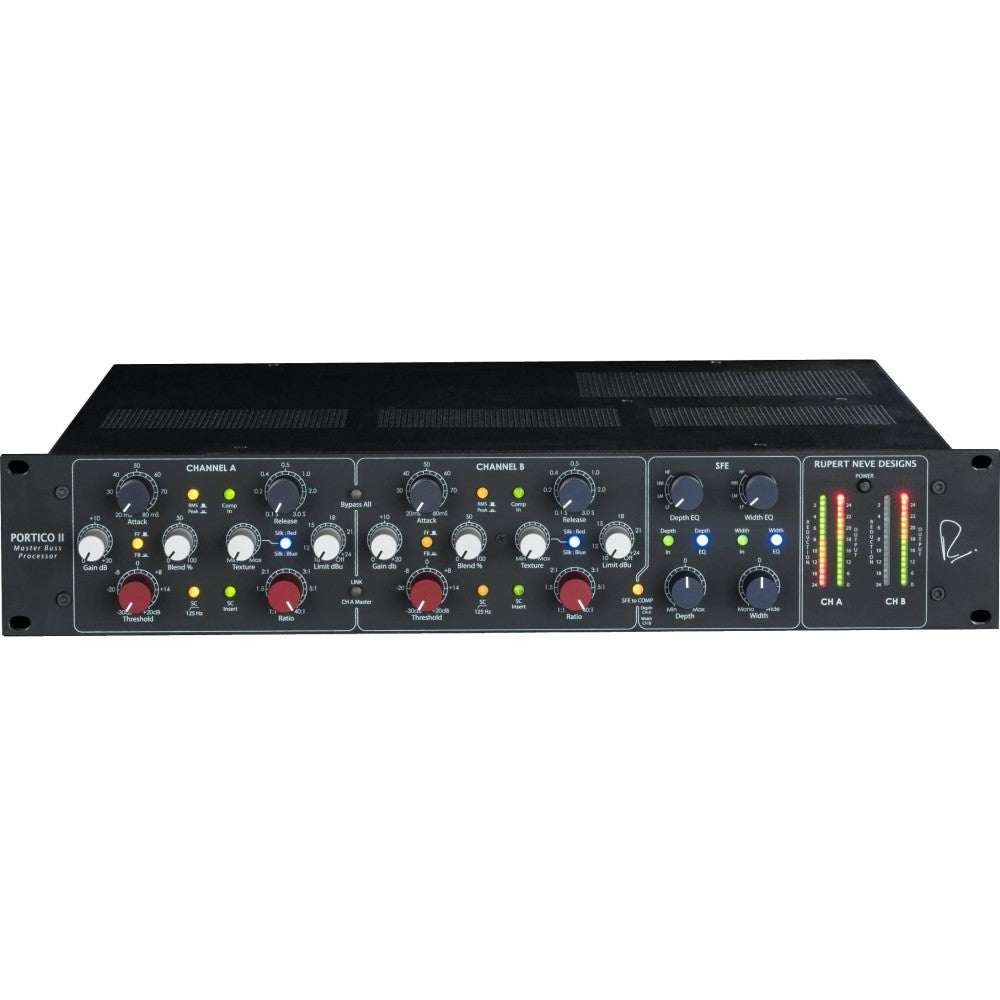 RUPERT NEVE DESIGN PORTICO II MASTER BUSS PROCESSOR BLACK Compressore/limiter