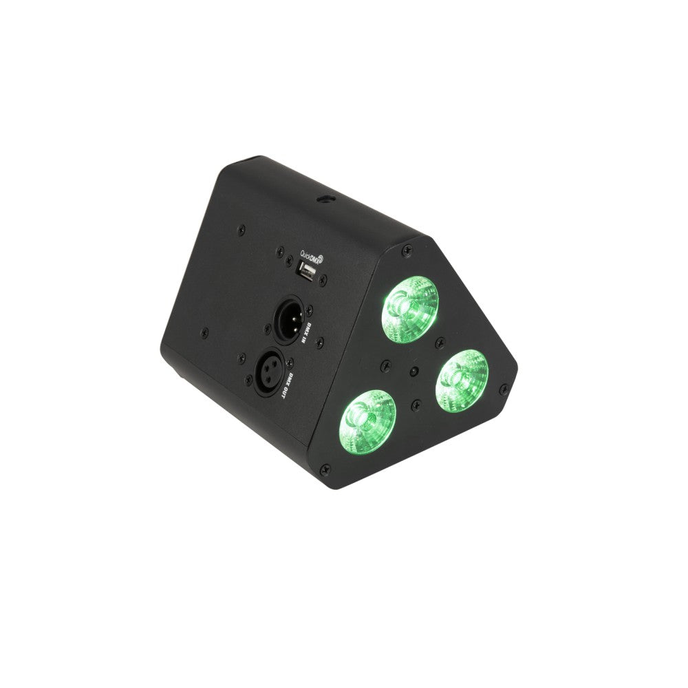 EUROLITE AKKU TL-3 QCL RGB+UV Trusslight a batería con LED RGB+UV y mando a distancia IR