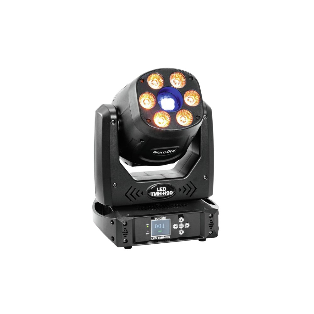 EUROLITE LED TMH-H90 Testa Mobile Ibrida Spot/Wash COB