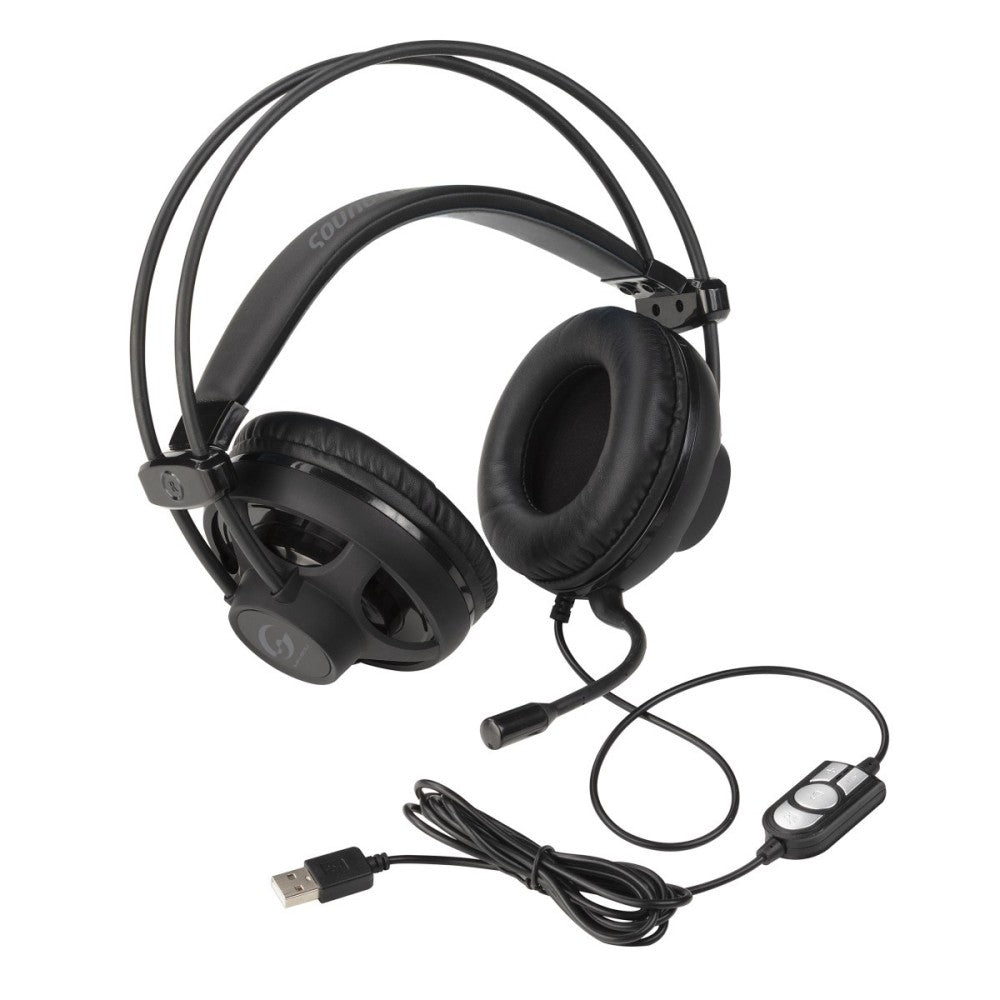 CUFFIA STEREO MULTIMEDIALE USB  SOUNDSATION MH-80U