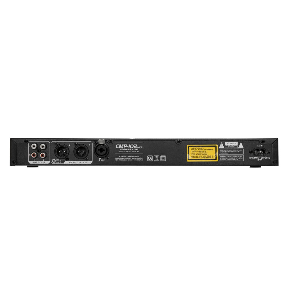 OMNITRONIC CMP-102 MK2 Reproductor CD/MP3
