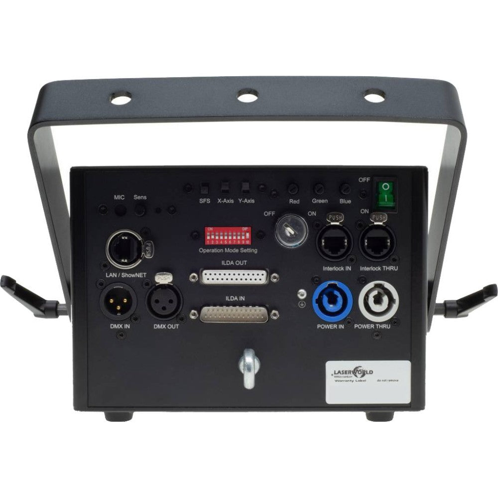LASERWORLD DS-2000RGB ShowNET (2021) Laser a diodi con interfaccia di rete ShowNET