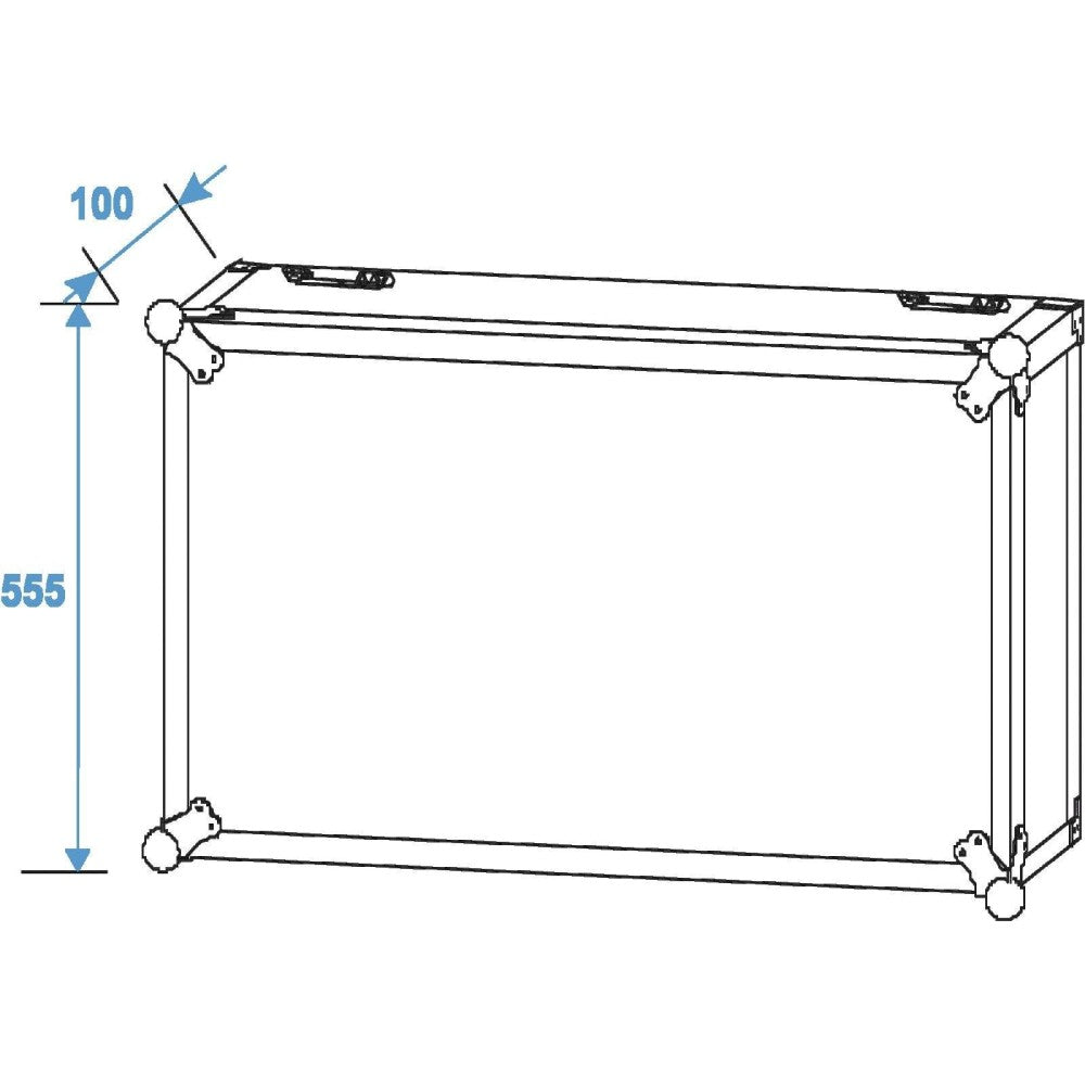 ROADINGER FLIGHTCASE PROFI 15U PARA DISPOSITIVOS DE 483 MM (19") 45 cm