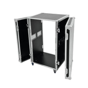 ROADINGER FLIGHTCASE PROFI 15U PER DISPOSITIVI DA 483 MM (19") 45 cm CON RUOTE