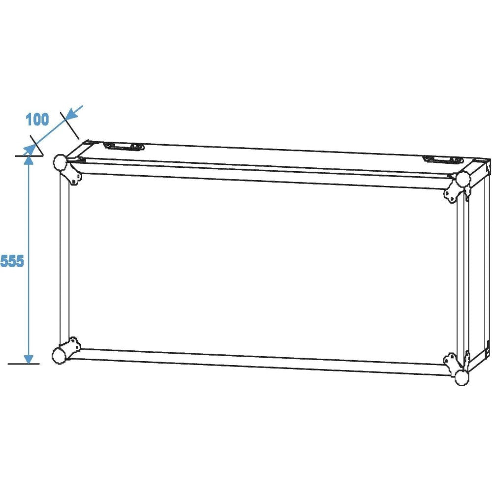 ROADINGER FLIGHTCASE PROFI 18U PARA DISPOSITIVOS DE 483 MM (19") 45 cm