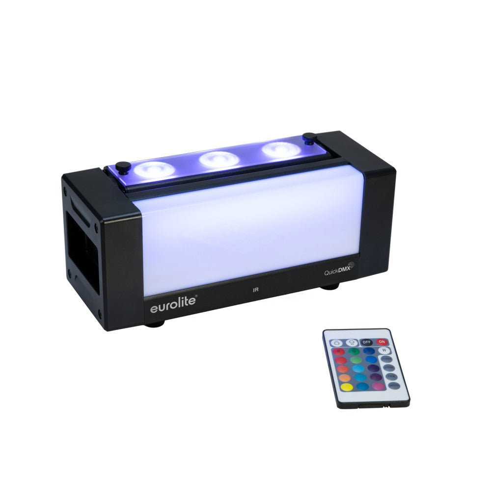 EUROLITE AKKU Bar-3 Glow QCL Flex QuickDMX A batteria
