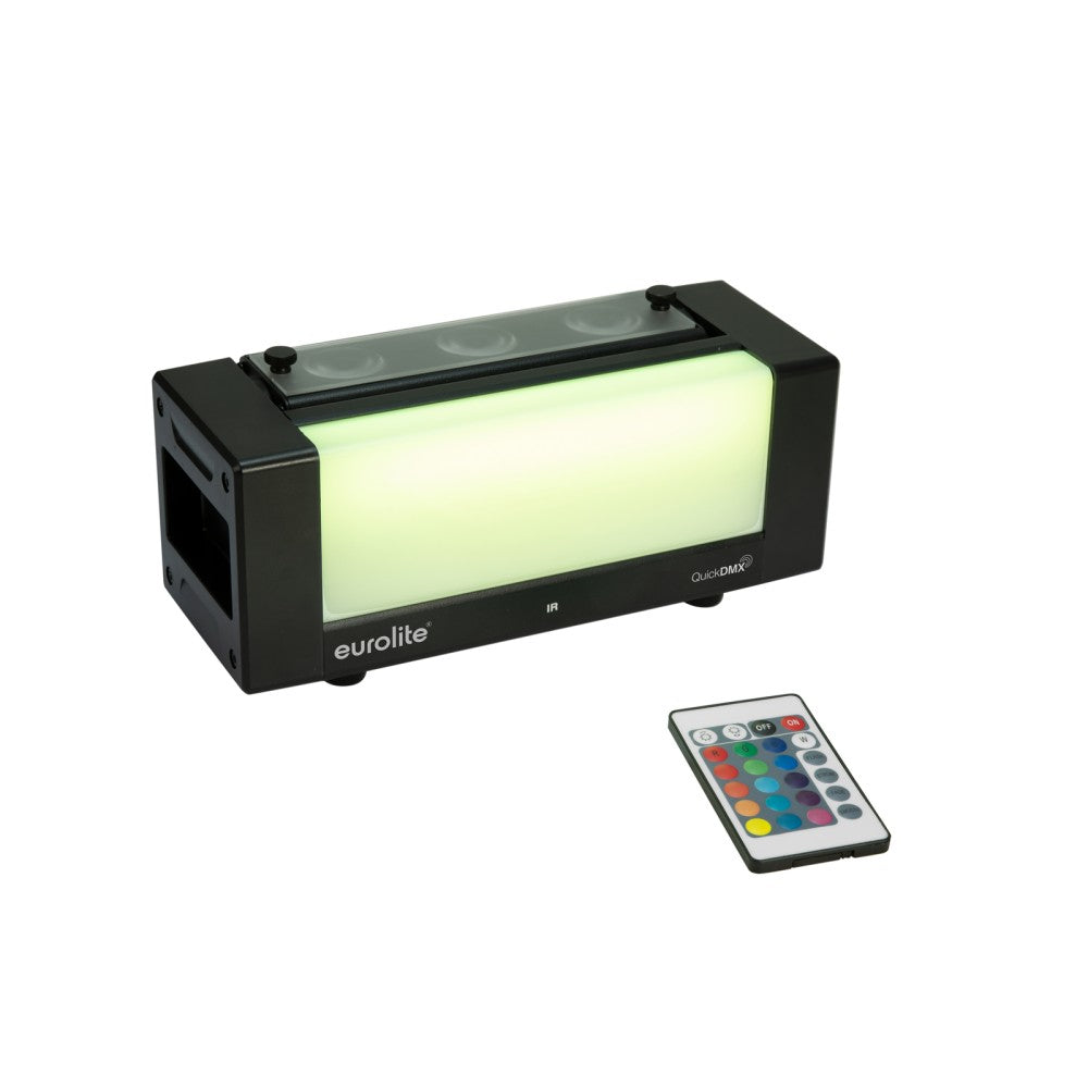 EUROLITE AKKU Bar-3 Glow QCL Flex QuickDMX Funciona con baterías