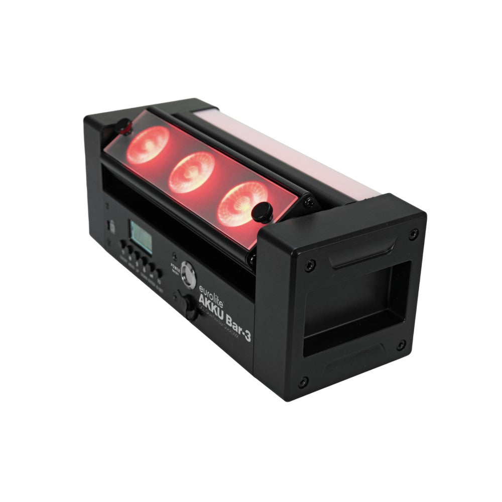 EUROLITE AKKU Bar-3 Glow QCL Flex QuickDMX A batteria
