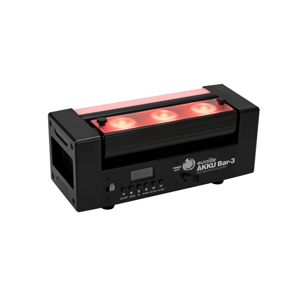EUROLITE AKKU Bar-3 Glow QCL Flex QuickDMX A batteria