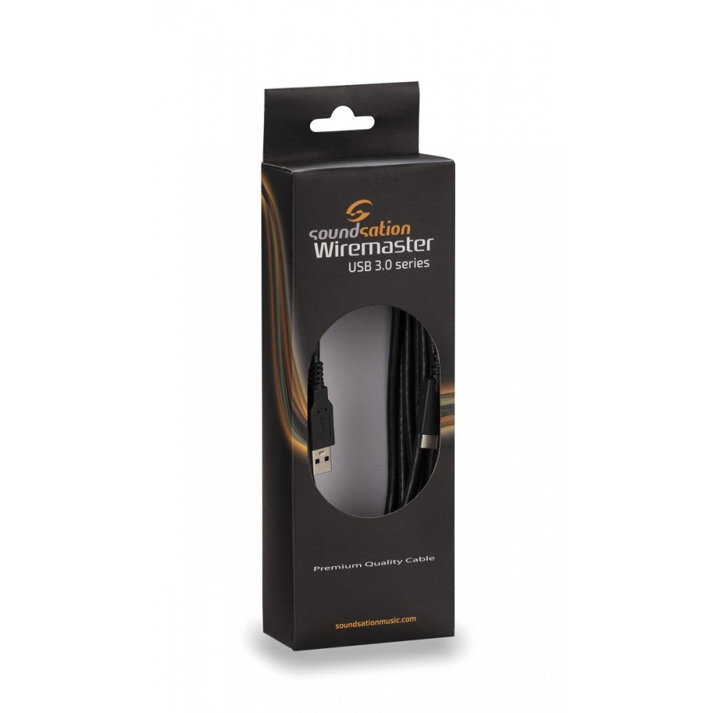 USB 3.0 CABLE WIREMASTER WM-USB300-10 1m (USB-A M to USB-A M)