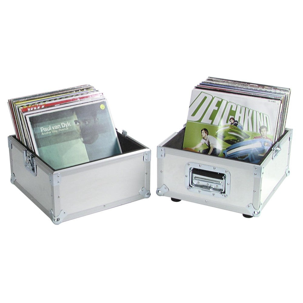 ROADINGER ALU 50/50 Flight Case para 100 LPs