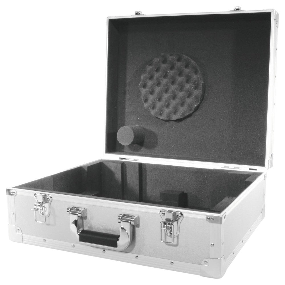 ROADINGER TURNTABLE CASE SILVER S Flightcase para un tocadiscos con brazo en S