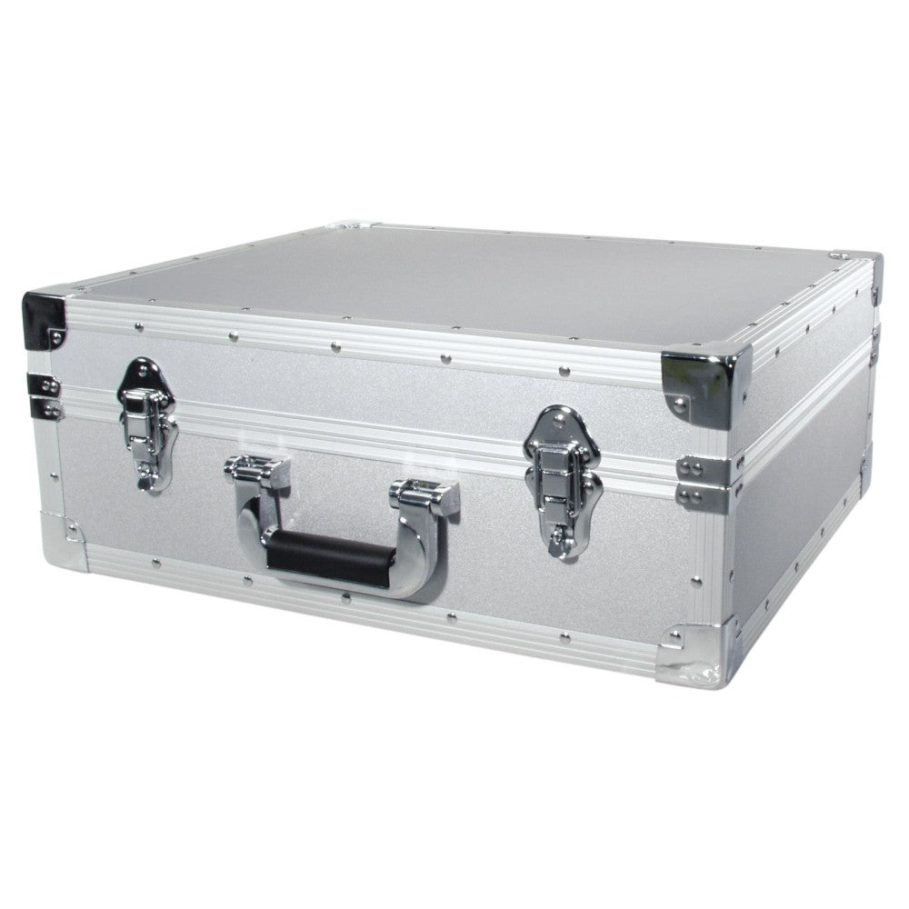 ROADINGER TURNTABLE CASE SILVER S Flightcase per un giradischi con braccio a S