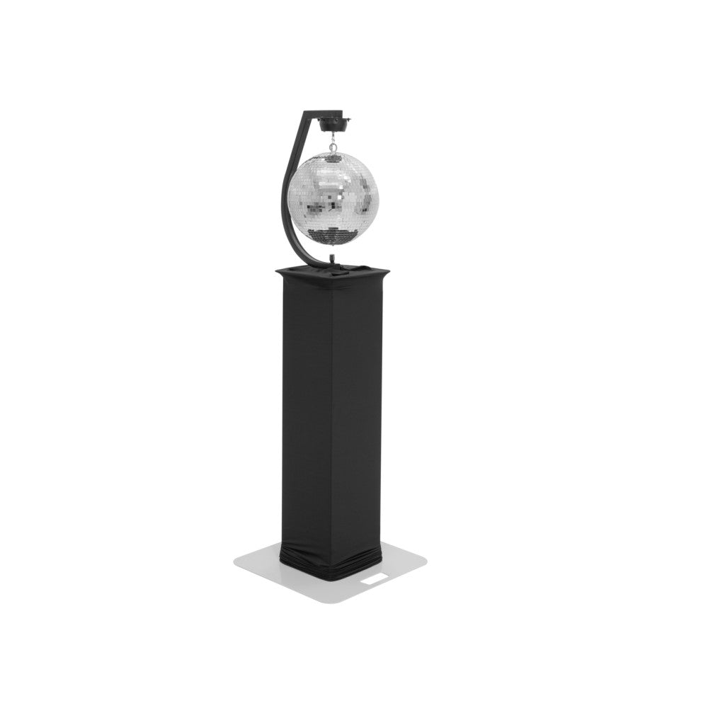 EUROLITE Soporte con Motor para Esferas de Espejos hasta 50 cm negro + Eslabón Rápido