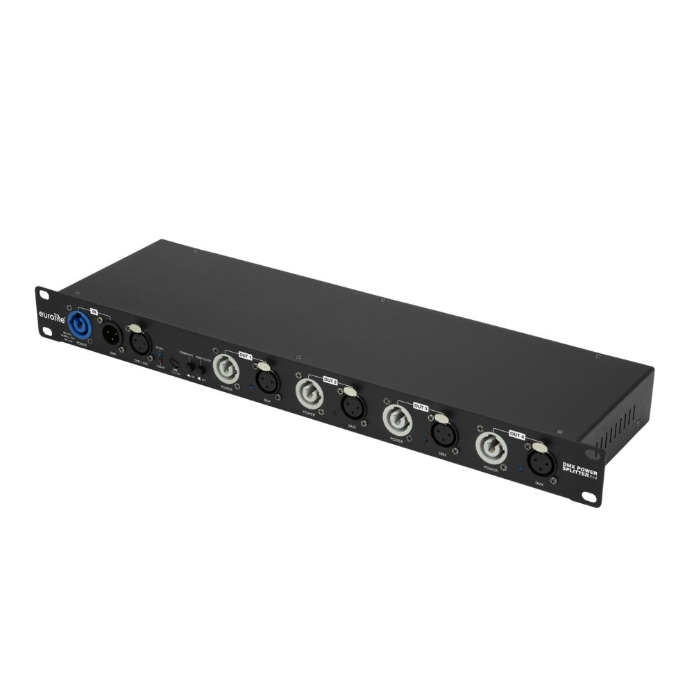 EUROLITE DMX Splitter di Potenza 4x4 3-pin XLR