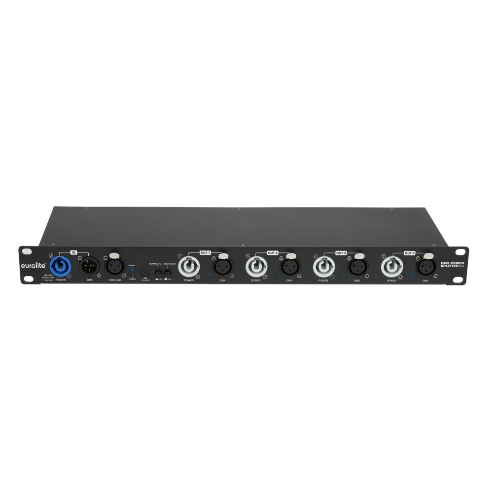 EUROLITE DMX Splitter di Potenza 4x4 3-pin XLR